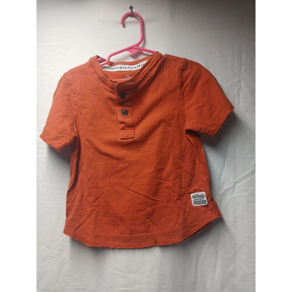 Est 1989 Girls Size 3T Orange Shirt